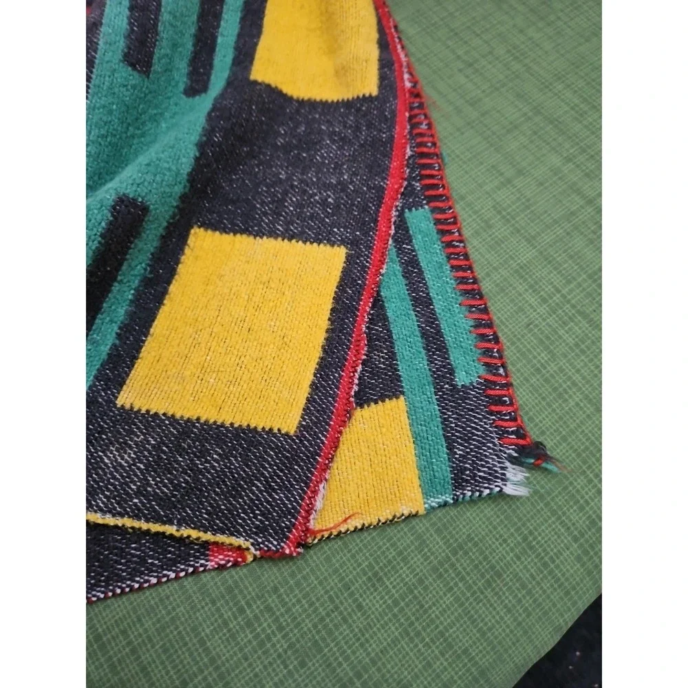 Vintage Camp Blanket Fulani HAND WOVEN Native American ? African‎ Western 72x58